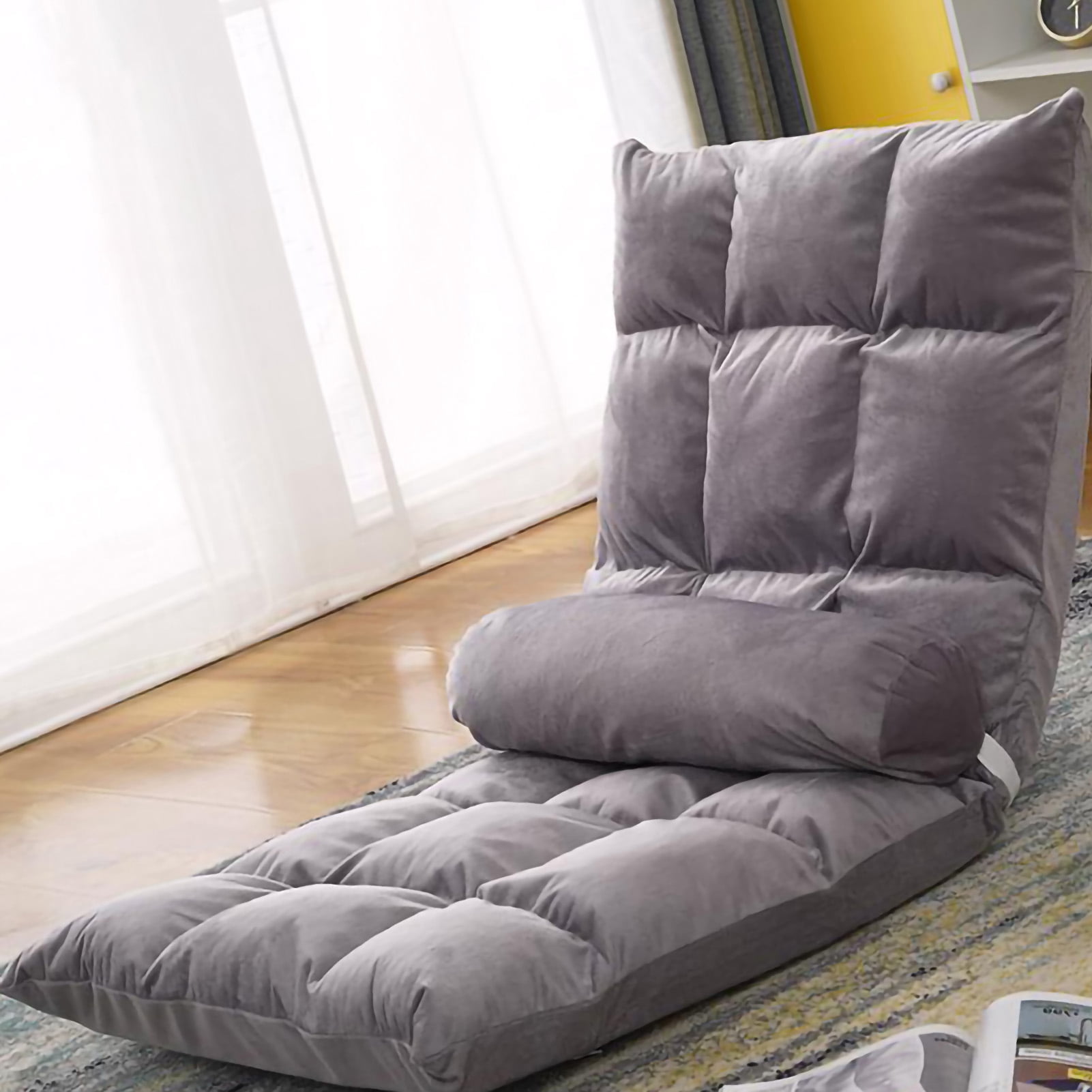 Folding Back Sofa Chair,Tatami Sofa Folding Back Folding Tatami Couch Tatami Folding Sofa Multi-Functional