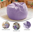 thumbnail image 2 of Small Lavender Dot Kids Bean Bag Chair, 2 of 9