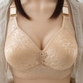 thumbnail image 1 of Qertyioot Women's Solid Color Comfortable Hollow Out Bra Underwear, 1 of 3