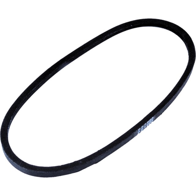 SPI Fan Belt, 9.5mm x 635mm, shown in a close-up view. This replacement fan belt features a durable black rubber construction and is designed for automotive use. The belt is oval-shaped and suitable for various vehicle models requiring a 9.5mm x 635mm size.