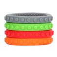 thumbnail image 1 of Baby Teethers Bracelet, Heat Resistant 4pcs Infant Teethers Bracelet Silicone Circle Rings Refrigerable  For Teething Period, 1 of 8