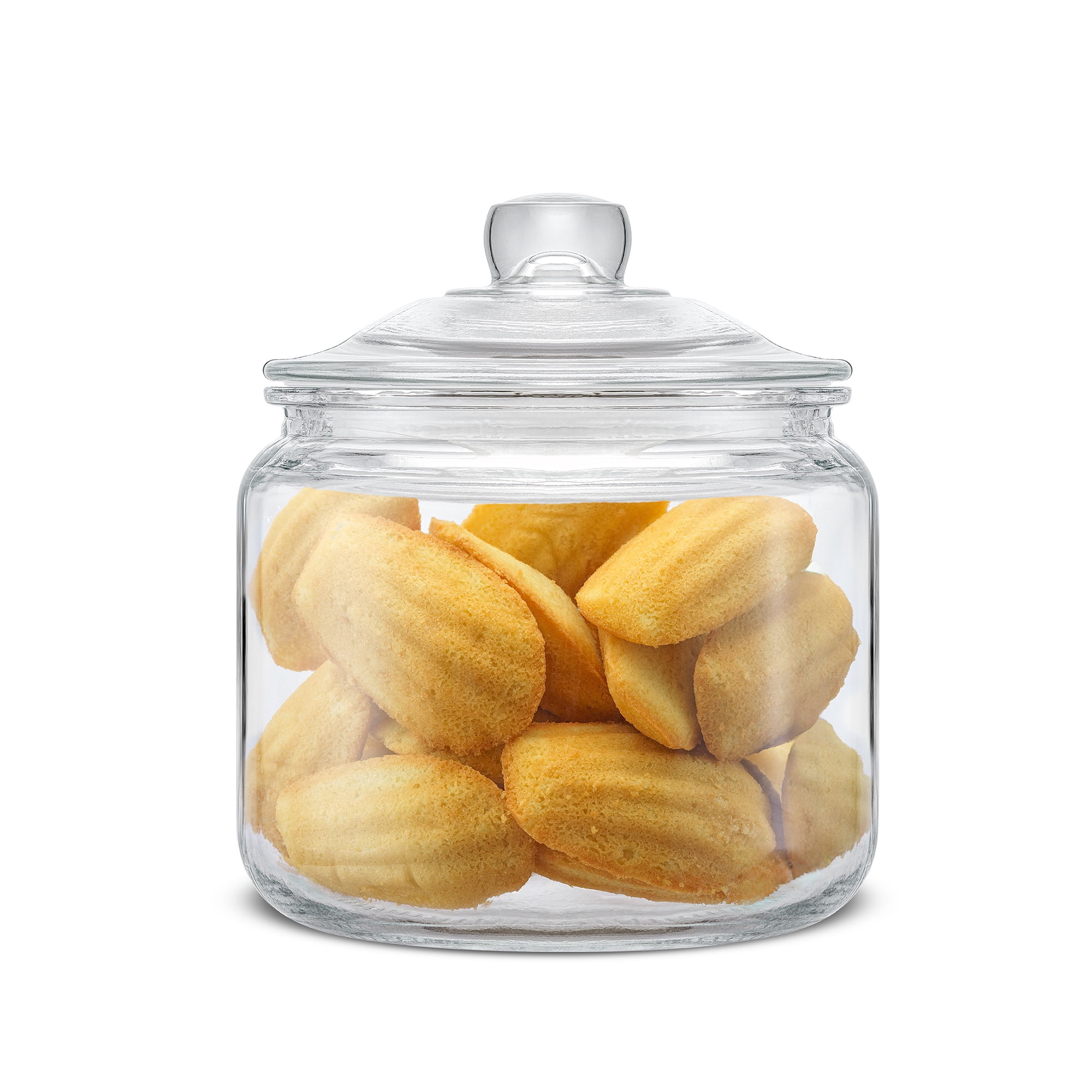 Bocal de rangement en verre avec couvercle hermétique – 0,7 gallon – Ensemble de 1