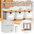thumbnail image 3 of CHUANK Label Printer Bluetooth Thermal Shipping Label Printer Wireless Label Sticker Printer for Small Business and Office Desktop Printer Labels Maker for Shipping Packages Suppo, 3 of 9
