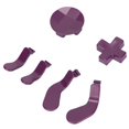thumbnail image 4 of Metal Paddles And Pads, Replacement Interchangeable Paddles And Pads Stainless Steel Adjustable DIY Easy To Operate  For  Elite Series 2 Black,Red,Purple, 4 of 8