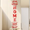 thumbnail image 1 of Acrylic Mirror Wall Sticker Home Welcome Sign with Olive Branch Decal | Soft Reflective Sheet for Living Room Entryway | Adhesive Mirror Art for Hallway Wall Decor, 1 of 7