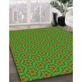 thumbnail image 3 of Ahgly Tapis d'Intérieur Lavable en Machine Carré Transitionnel Chêne Brun, 8 Pieds Carré, 3 of 7