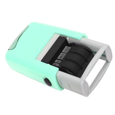 English Date Stamp Clear Quick Drying Adjustable Date Stamp for Study Work Life