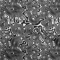 thumbnail image 1 of oneOone Polyester Spandex Tissu Noir Moiré Tissu pour Robe Tissu Imprimé Tissu au Mètre 56 Pouces de Large, 1 of 4