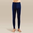 thumbnail image 2 of JGJNFE Thermal Underwear for Men,Thermal Pants Men,Men's Solid Color Thermal Underwear with Brushed Fleece Lining for Base Layer Warmth Winter Long Johns for All-Day Comfortable Under Your Clothes, 2 of 4
