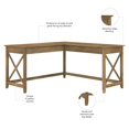 thumbnail image 4 of Pemberly Row 60W L Shaped Desk in Reclaimed Pine - Engineered Wood, 4 of 8