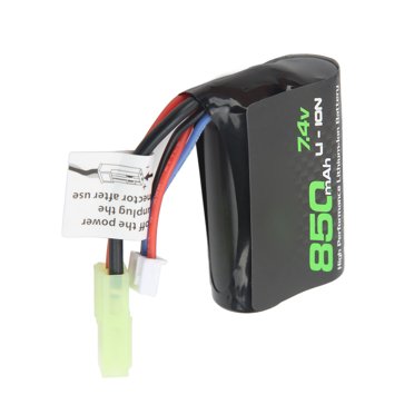 7.4V 850mAh Lipo Battery 850mAh Lithium Battery for 1/16 Remote Control Off Road Vehicle,