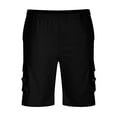 thumbnail image 5 of Plebaso Summer Mens Cargo Shorts Elastic Waist Drawstring Work Outdoor Shorts Lightweight Hiking Shorts, 5 of 5
