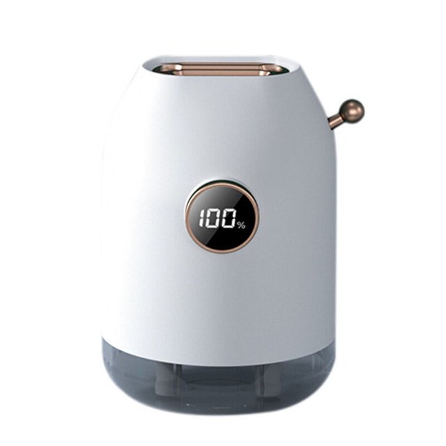 Yeacher Buse à Double Pulvérisation Diffuseur d'Arômes Humidificateur 3 Niveaux Modes de Brume Réglables avec Affichage à Cellules B-attery 500ML Grande Capacité Réservoir d'Eau USB Type C Port de Chargement C Alimenté Alimenté Portable Maison