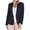 Navy#womens fall blazer 2025, variant on aohooy Linen Blazer Women Summer Lightweight Button Long Sleeve Blazers for Women Business Casual Suit Jacket with Pockets Light Blue,M