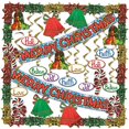 thumbnail image 1 of Beistle Kit de Décoration Métallique Joyeux Noël 20 Pcs, 1 of 1