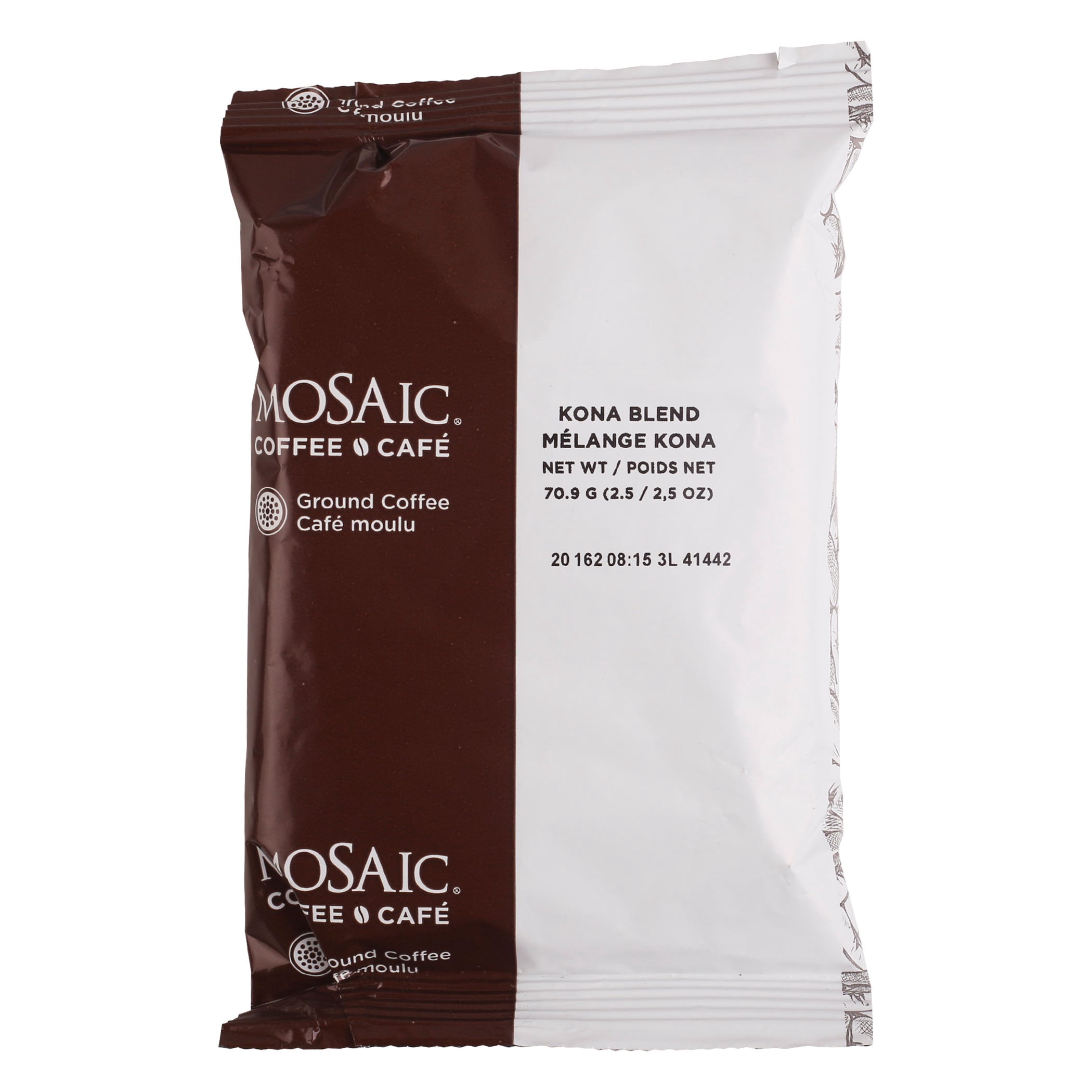 Mosaic 2.5oz Medium Kona Blend Coffee | 2.5Z/Unit, 48 Units/Case