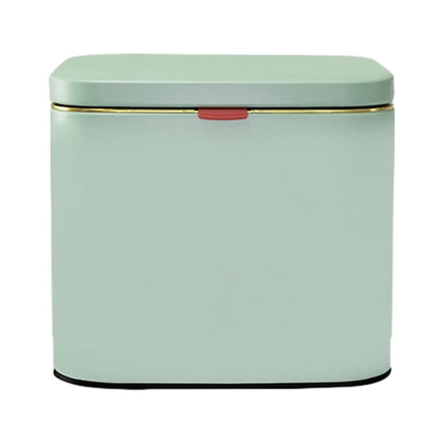 relayinert Hanging Stainless Steel Garbage Bin Effortless Waste Disposal In Kitchen 4L light green
