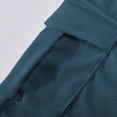 thumbnail image 4 of Sentmoon Cargo Shorts for Men Breathable Summer Loose High Waist Mens Corduroy Shorts Drawstring Solid Color Running Shorts Multi Pocket 2025 Athletic for Relaxing at Home Sky Blue XXL, 4 of 7