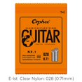 thumbnail image 1 of Orphee Classical Guitar Strings Single String Silver Plated Wire Nylon 028-045, 1 of 5