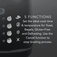 thumbnail image 3 of Chef's Choice TTCC2SMB13 Gourmezza 2-Slice Toaster, Matte Black, 3 of 5