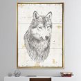thumbnail image 3 of Loup Sauvage et Belle III - Animaux Sauvages Encadré Toile, 3 of 3