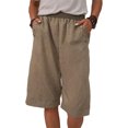 thumbnail image 1 of Innerwin Beach Shorts Bermuda Ladies Short Hot Pants Summer Solid Color High Waisted Mini Pant Brown XL, 1 of 2