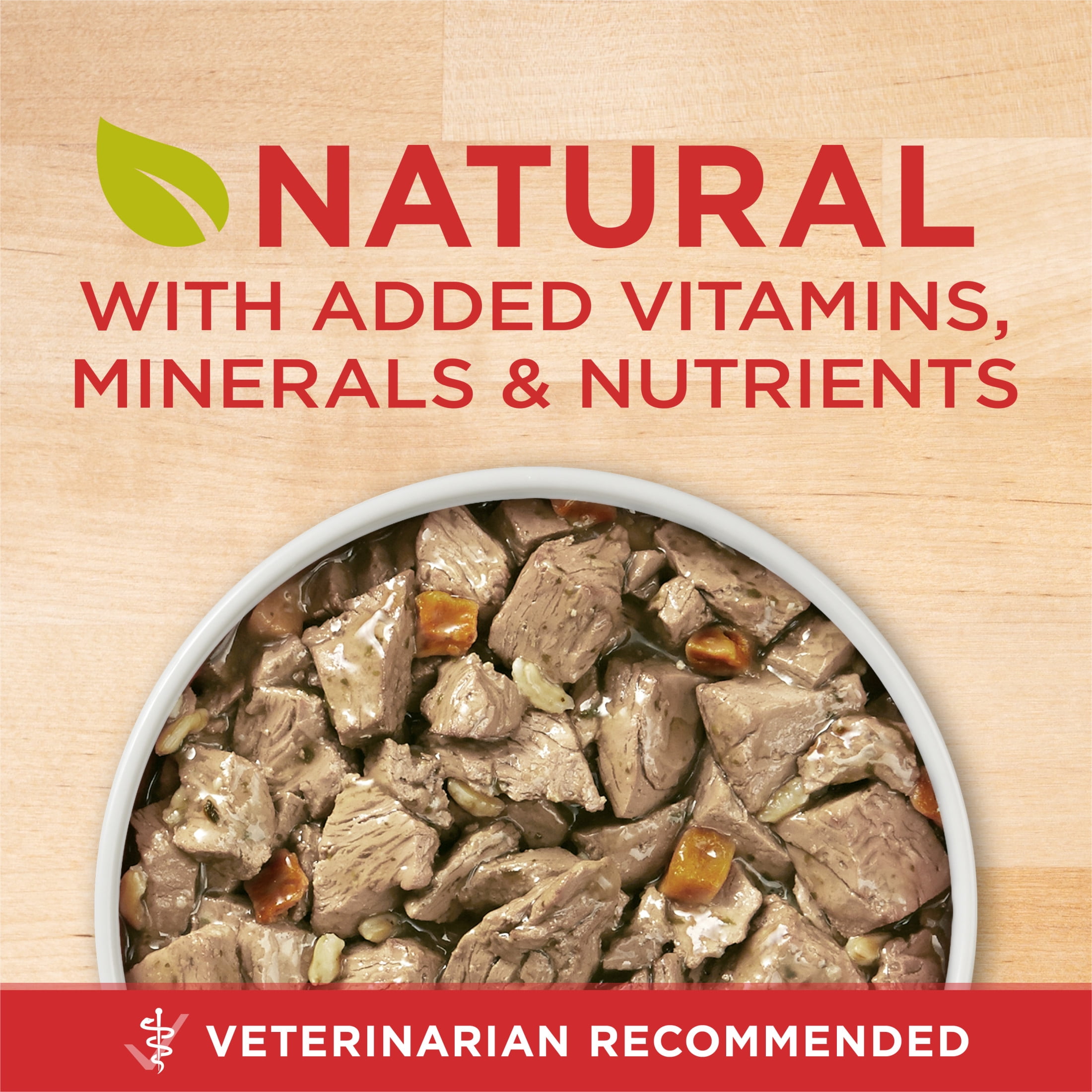 Purina ONE Tendres Morceaux en Sauce Entrée d'Agneau et Riz Brun, Nourriture Humide pour Chiens 368 g