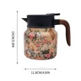thumbnail image 4 of EGNMCR Coffee Pot And Tea Separation Thermal Insulation Pot Indoor Home Office Thermal Insulation Pot Pattern Exquisite Braised Teapot 800ml A teapot, 4 of 5