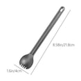 thumbnail image 3 of Yunuuuoa 4 Packs Titanium Camping Utensil Set, Portable Folding Spoon and Fork for Outdoor Travel Backpcing, Lightweight Compact Cutlery Kit with Storage Pouch, 3 of 7