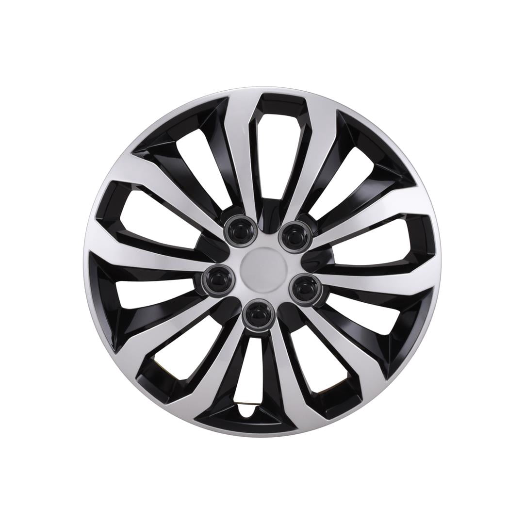 WC 10 Spoke SIL/BLK 14 SET OF 4