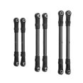 thumbnail image 4 of QualitChoice 6 Pieces RC Car Pull Rod Rod Servo Link for Slash Hoss 4x4 1:10 Scale RC Car Black, 4 of 6