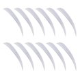 thumbnail image 3 of ZheElen 12pcs 3inch Archery Turkey Feathers Fletchings Vanes White 3 Inch 1Set, 3 of 6