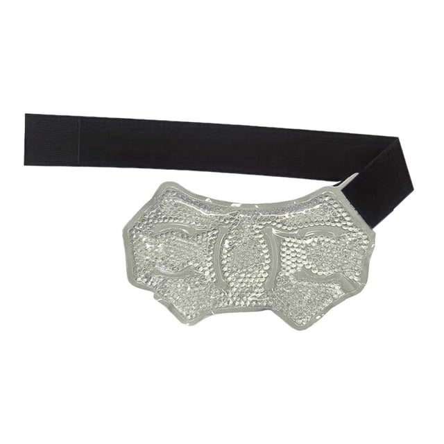 Bloc Réfrigérant en Gel pour Cheville, Enveloppe Chaude/froide Réutilisable, Récupération après Blessure Sportive, Attelle de Soutien, Compresse Flexible pour Voyage