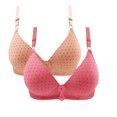 thumbnail image 1 of Timegard 2pc Wireless Bras for Women Breathable Comfort Adjustable Strap High Support Everyday Bralette, 1 of 2