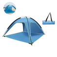 thumbnail image 1 of Tente Ventilée de Plage à Double Mât Détachable, Tente Ventilée, Protection UV, Tente Spacieuse Ventilée à 3 Côtés avec Coussinet Inférieur Amovible pour la Plage et le Camping, 1 of 8
