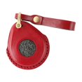 thumbnail image 1 of Decodeary Stylish PU Leather Key Cover for Motorcycle Boyfriend Black Red 1Set, 1 of 6