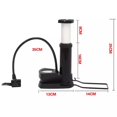 thumbnail image 3 of Mini Portable Aluminum Bicycle Foot Air Pump with Pressure Gauge, 3 of 4