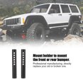 thumbnail image 2 of Peahefy RC Car Bumper Support Frame,2Pcs Metal Front Back Bumper Mount Holder Support Frame Cylindrical for Axial SCX 1/10 RC Car, 2 of 8