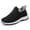 Black, variant on QHFBli Basketball Shoes for Women Winter Warm Thick Sole Comfortable Athletic Sneakers for Women Casual On Walking Shoes with