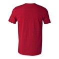thumbnail image 2 of Gildan Mens Softstyle T-Shirt, XL, Antique Cherry Red, 2 of 2
