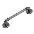 thumbnail image 2 of Door Handle, Round Base Easy Installation Sturdy Antique Drawer Handle  With 4 Screws For Cabinet Retro Silver,Gold, 2 of 8