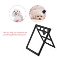 thumbnail image 1 of Porte pour Animaux de Compagnie, Intérieur et Extérieur 2 Pièces Conception Porte pour Chat Facile à Installer Porte pour Chiot Arrêt Automatique Porte pour Chat Fenêtre Durable et Robuste Porte pour Chat, 1 of 8