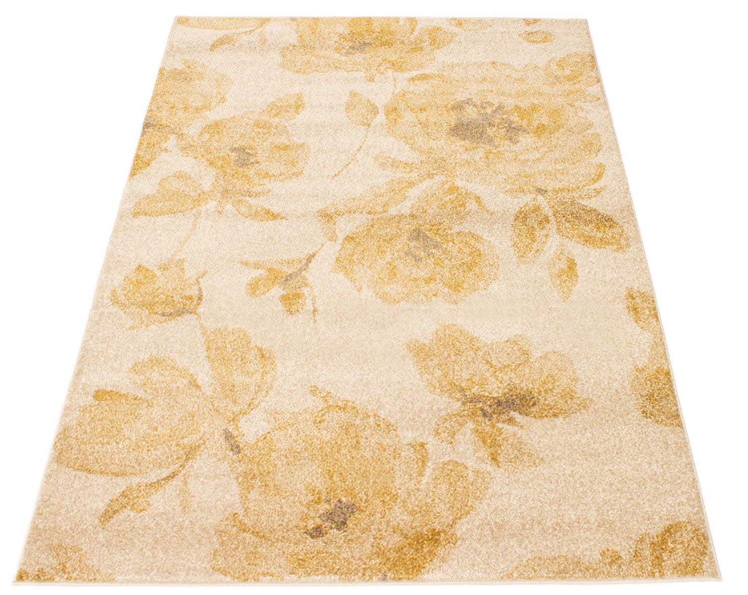 Tapis d'Interieur ECARPET Floral pour Salon, Chambre à Coucher, Chambre d'Enfant Collection Karina