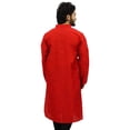 thumbnail image 4 of Atasi Kurta Long Ethnique pour Homme Rouge Chemise de Designer Bollywood - Xx-Grand, 4 of 7