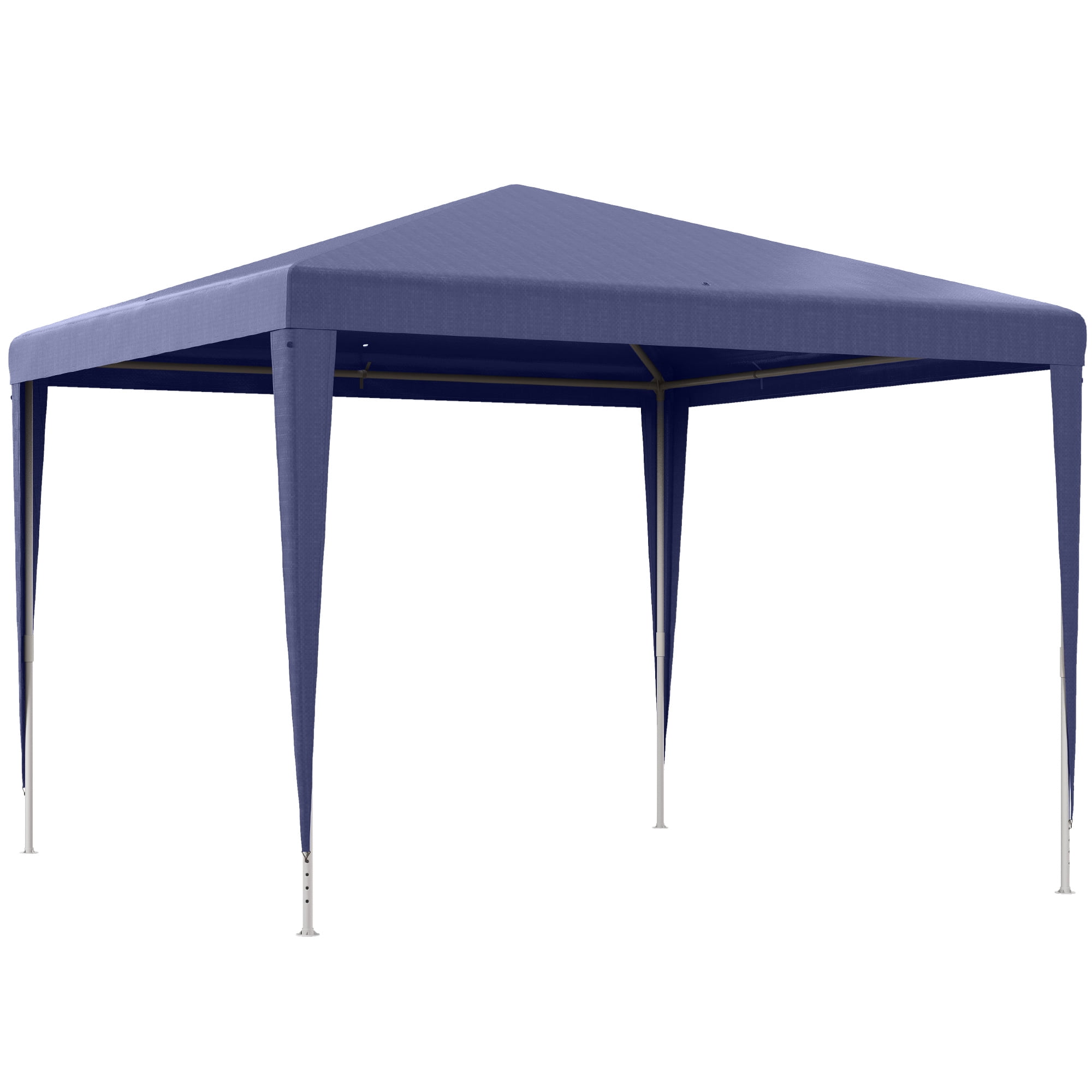 Outsunny Party Tent, Portable Gazebo Canopy Event Shelter Dark Blue