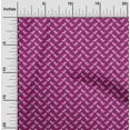 thumbnail image 2 of oneOone Viscose Chiffon Dark Magenta Fabric Animal Craft Projects Decor Fabric Printed By The Yard 42 Inch Wide, 2 of 5