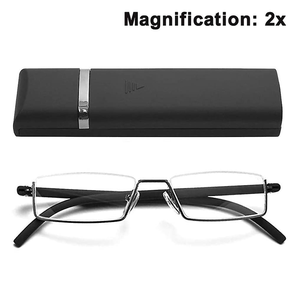 Clear Glasses Half Frame Reading Glasses For Men And Women Lightweight