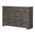 thumbnail image 2 of South Shore Versa 8-Drawer Dresser for Adult, in Gray Maple, 2 of 12