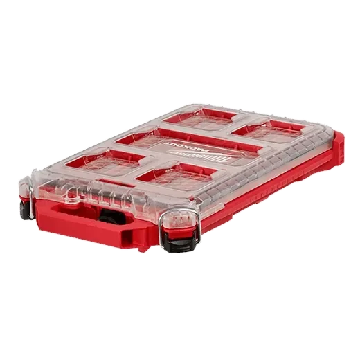 Milwaukee PACKOUT Organisateur Compact pour Petites Pièces à Profil Bas à 5 Compartiments