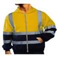 thumbnail image 4 of Veste à Capuchon de Travail pour Hommes Légère à Haute Visibilité avec Bande Réfléchissante, 4 of 6